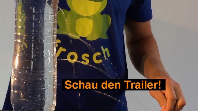 Experiment: Wassersäule erhöht en Wasserdruck